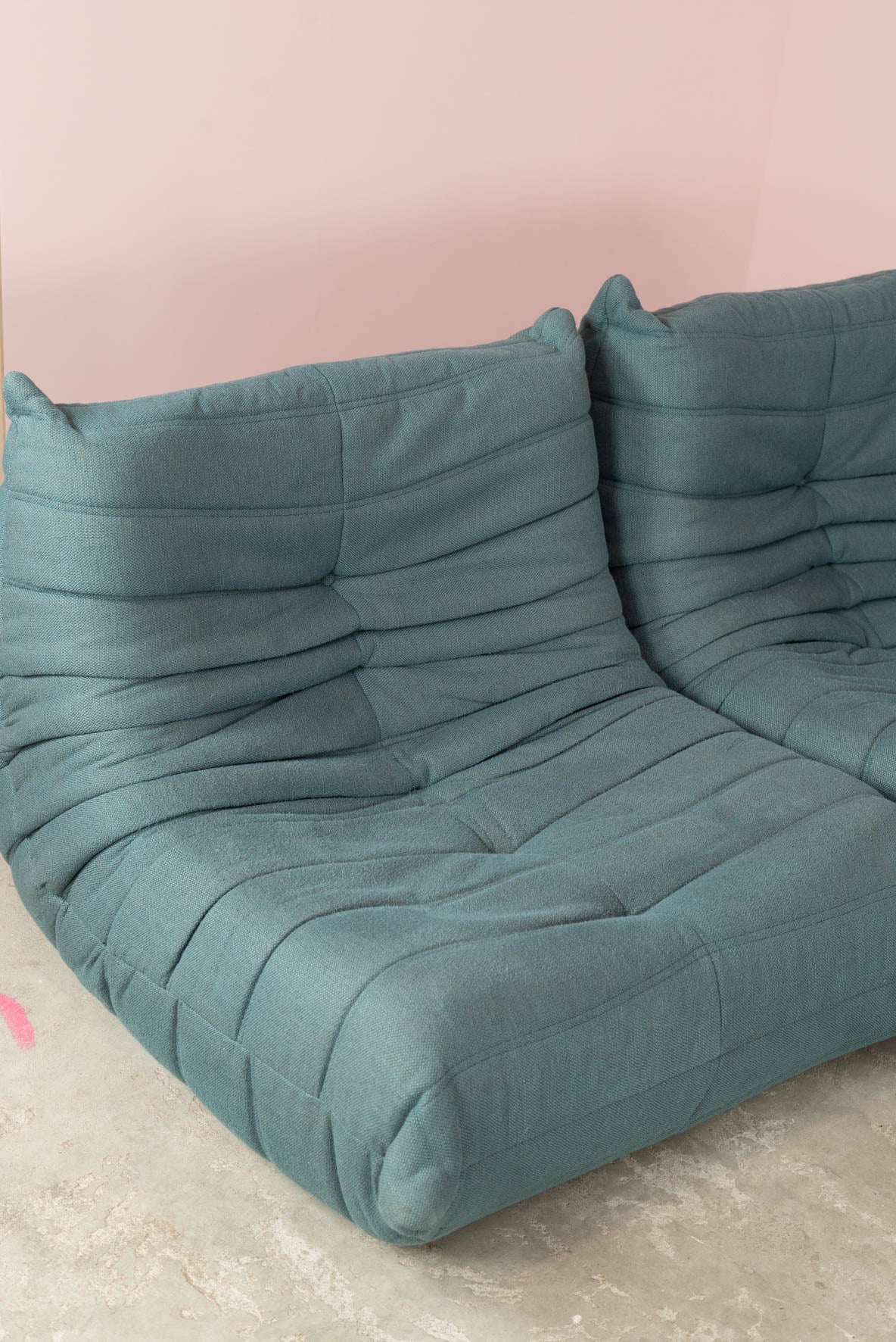 Set of 3 Togo sofa’s by Michel Ducaroy for Ligne Roset