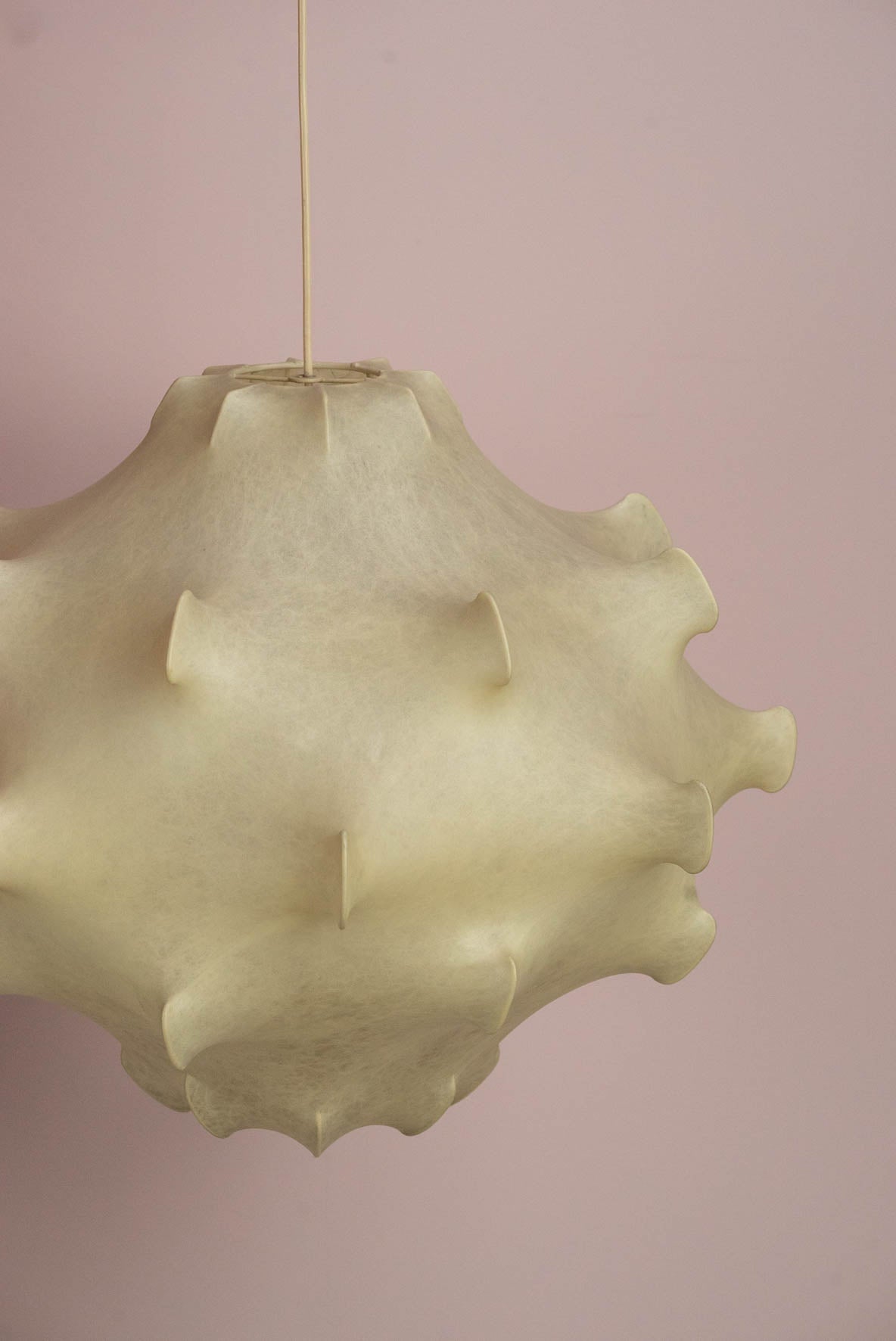 Vintage pendant lamp by Achille & Pier Giacomo Castiglioni Taraxacum Cocoon Lamp for Flos