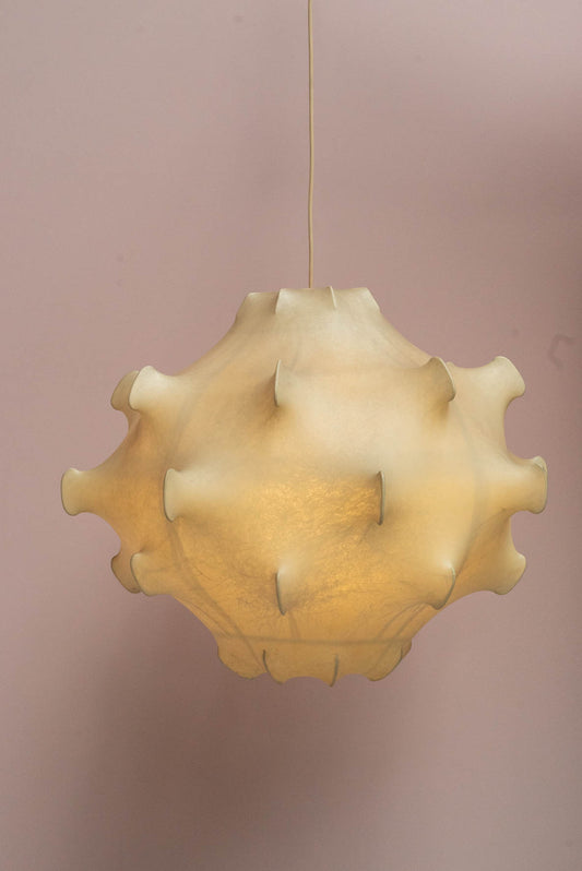 Vintage pendant lamp by Achille & Pier Giacomo Castiglioni Taraxacum Cocoon Lamp for Flos