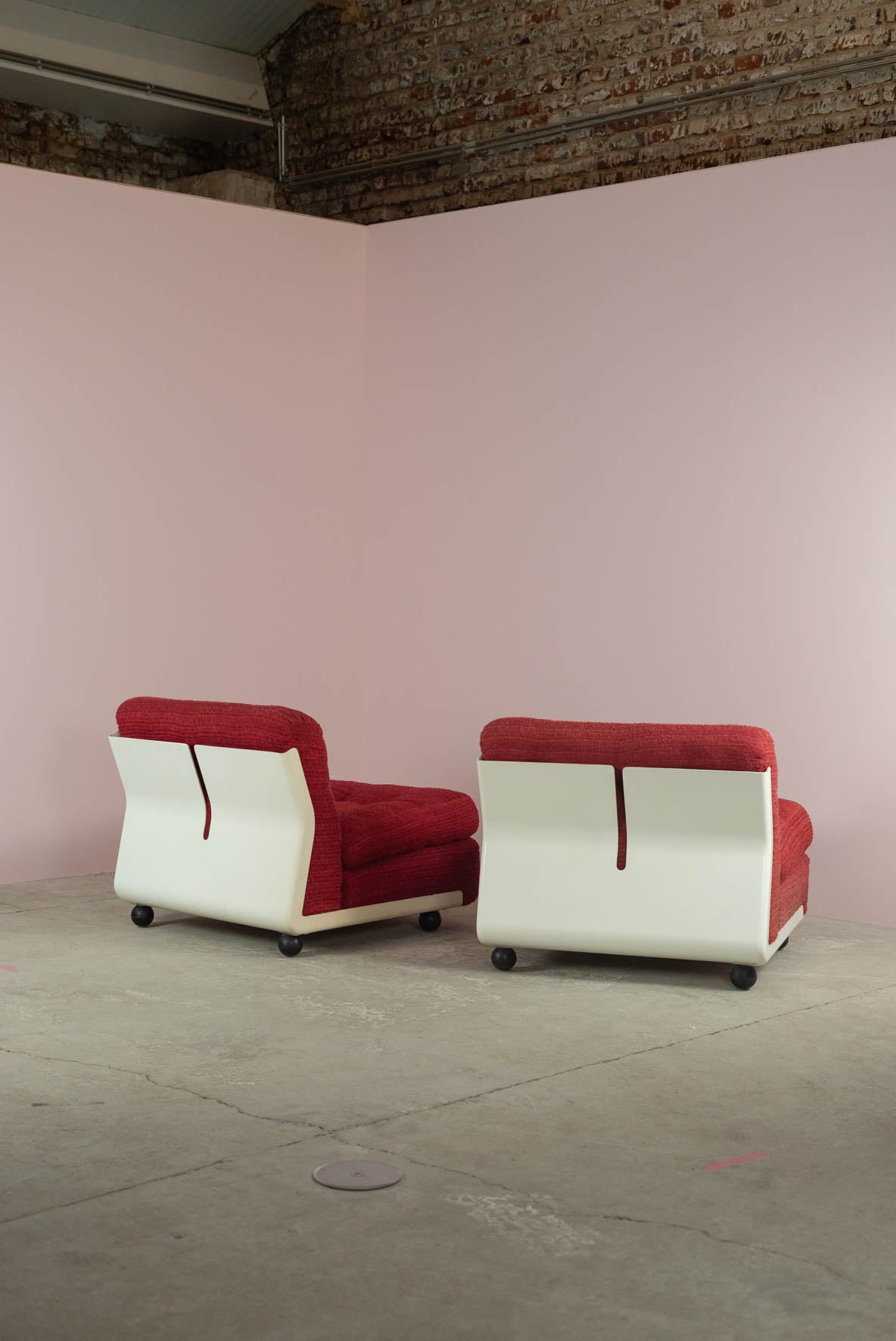 Amanta lounge chairs by Mario Bellini for C&B Italia (in pair)