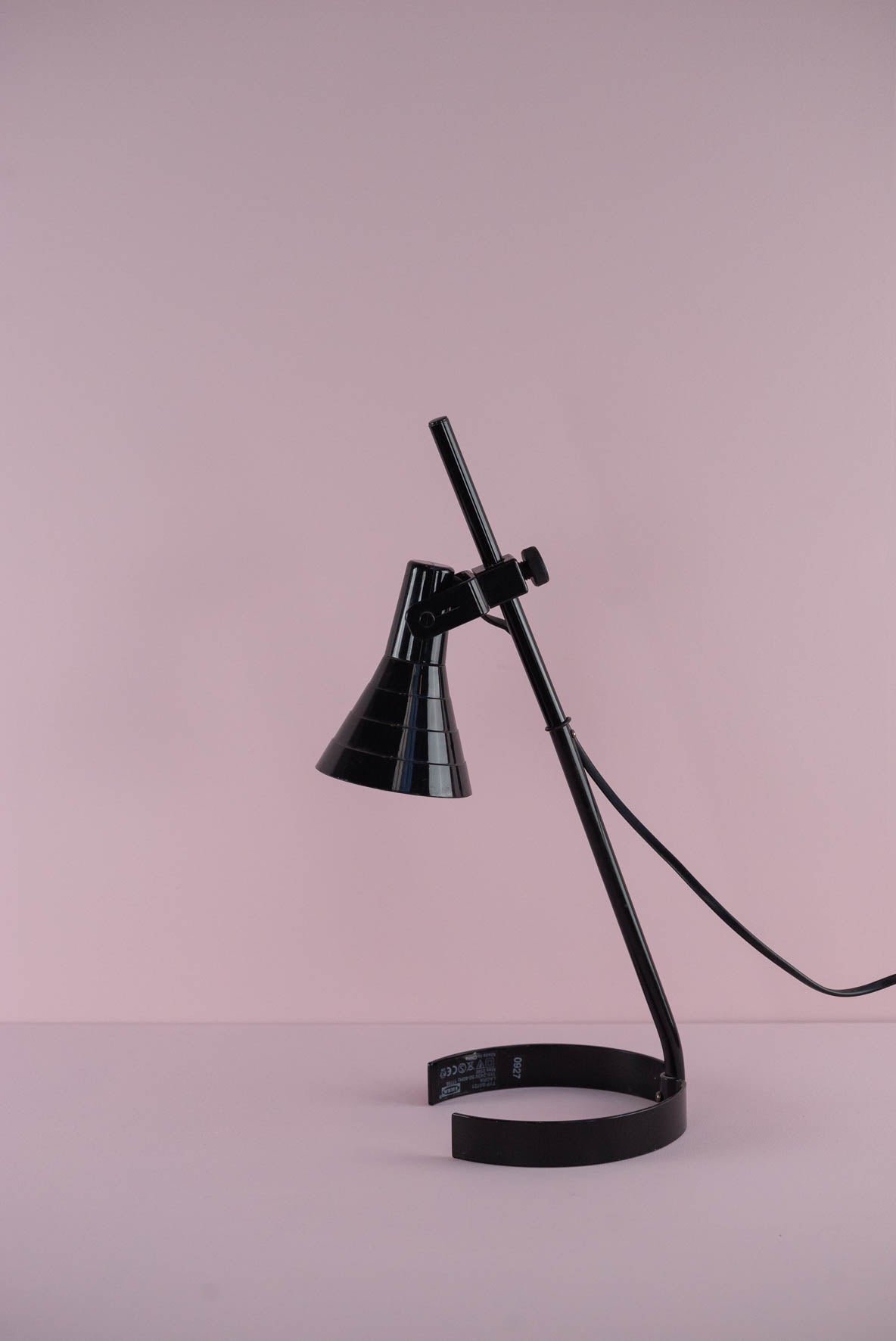 Black table lamp by Ikea (per piece)