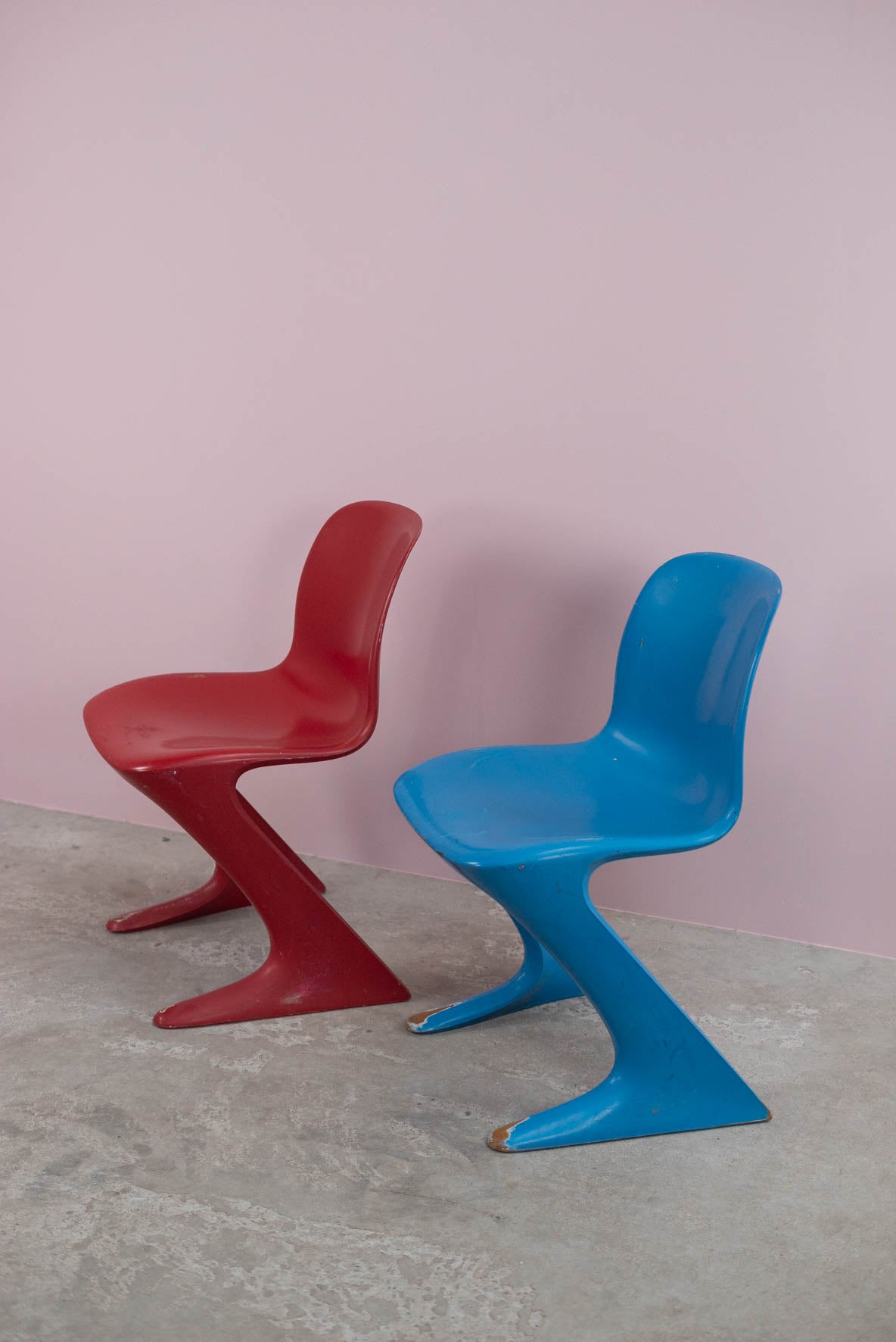 Set of 6 Z-Chairs by Ernst Moeckl and Siegfried Mehl for Horn Germany produced by VEB Petrochemisches Kombinat Schwedt