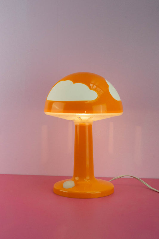 Vintage Ikea tafellamp oranje