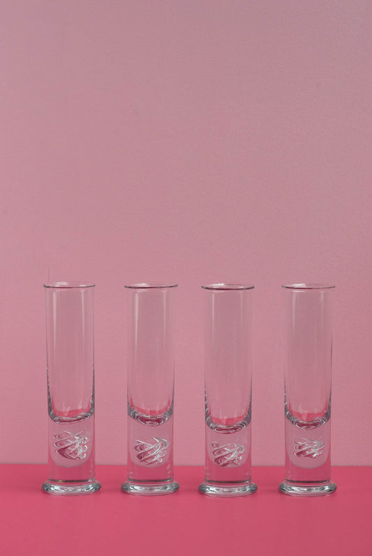 Set van 4 glazen