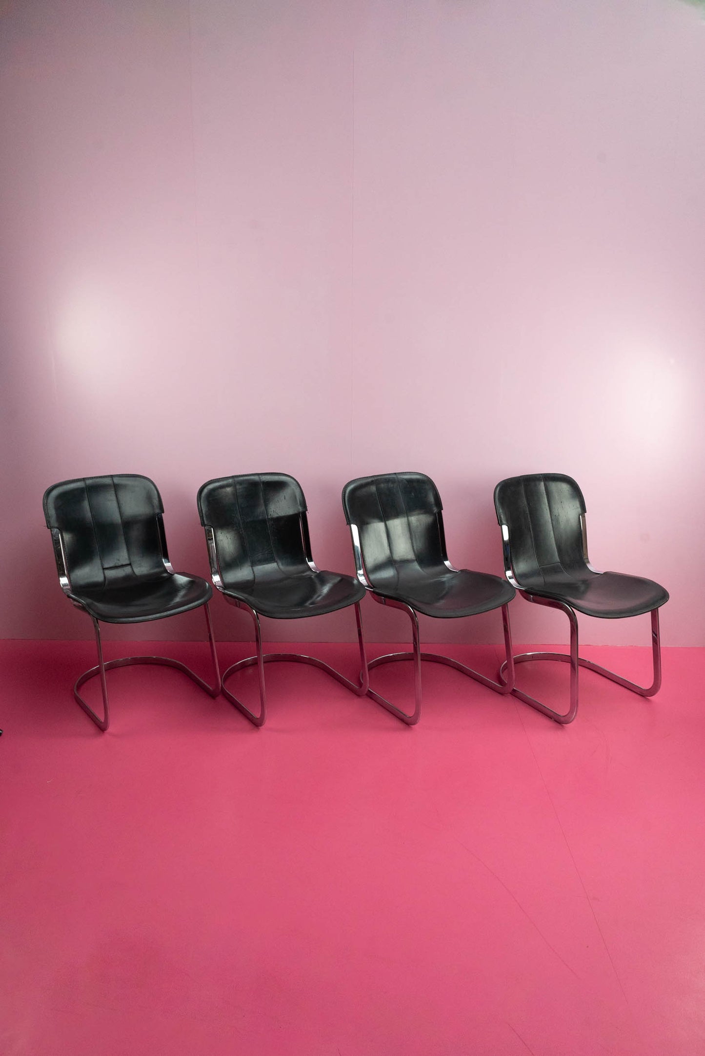 Set stoelen 'C2' door 'Willy Rizzo' voor 'Cidue' (set van 4)