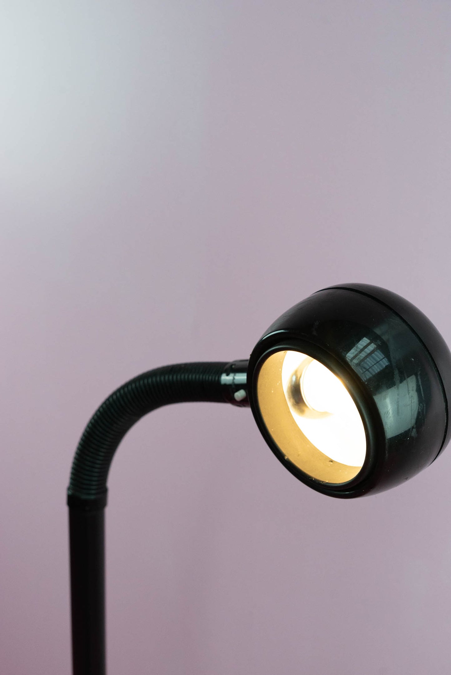 Zwarte vintage staanlamp 'Fagerhults, Sweden'