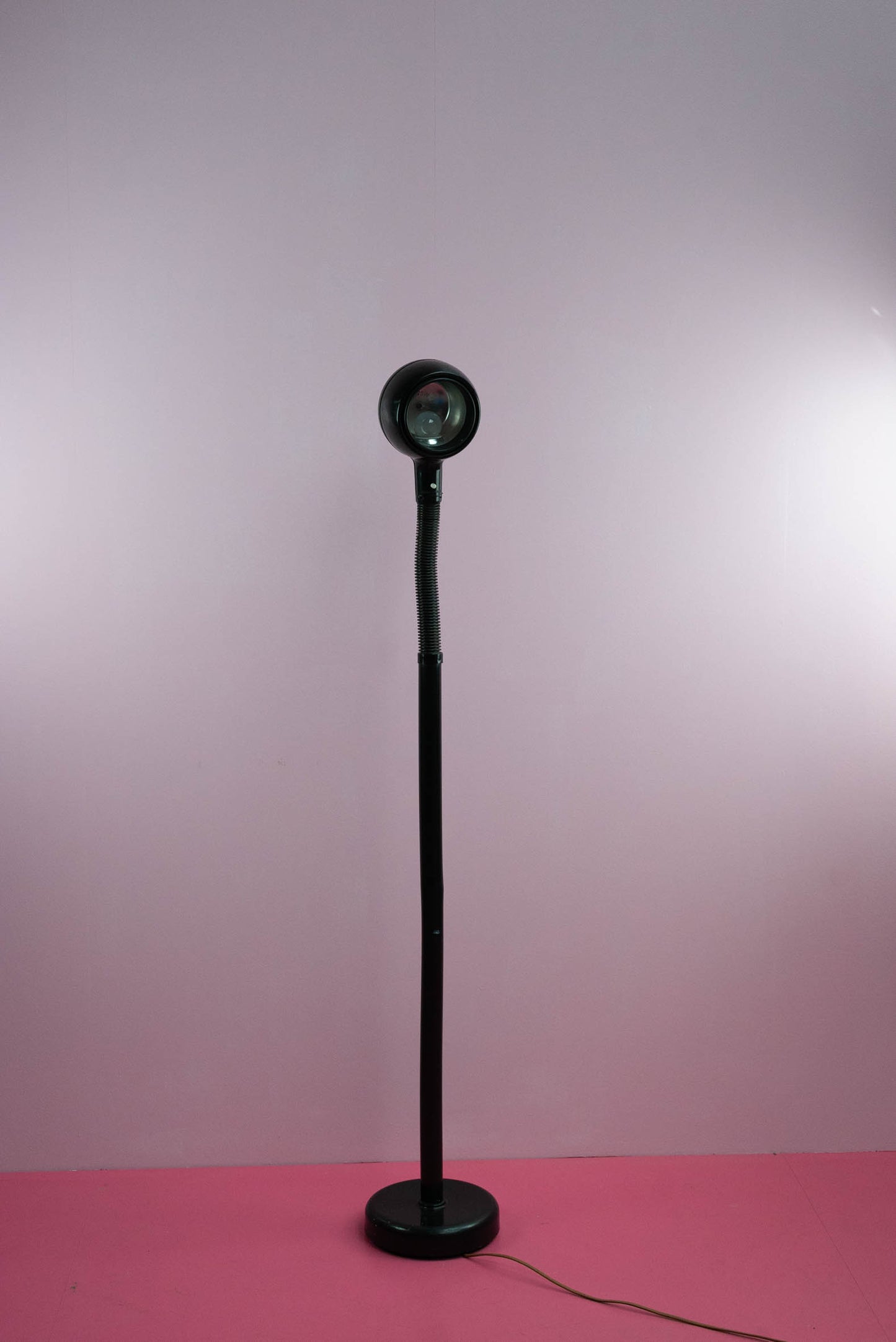 Zwarte vintage staanlamp 'Fagerhults, Sweden'