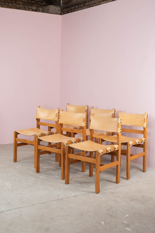 Set of 6 chairs by Maison Regain