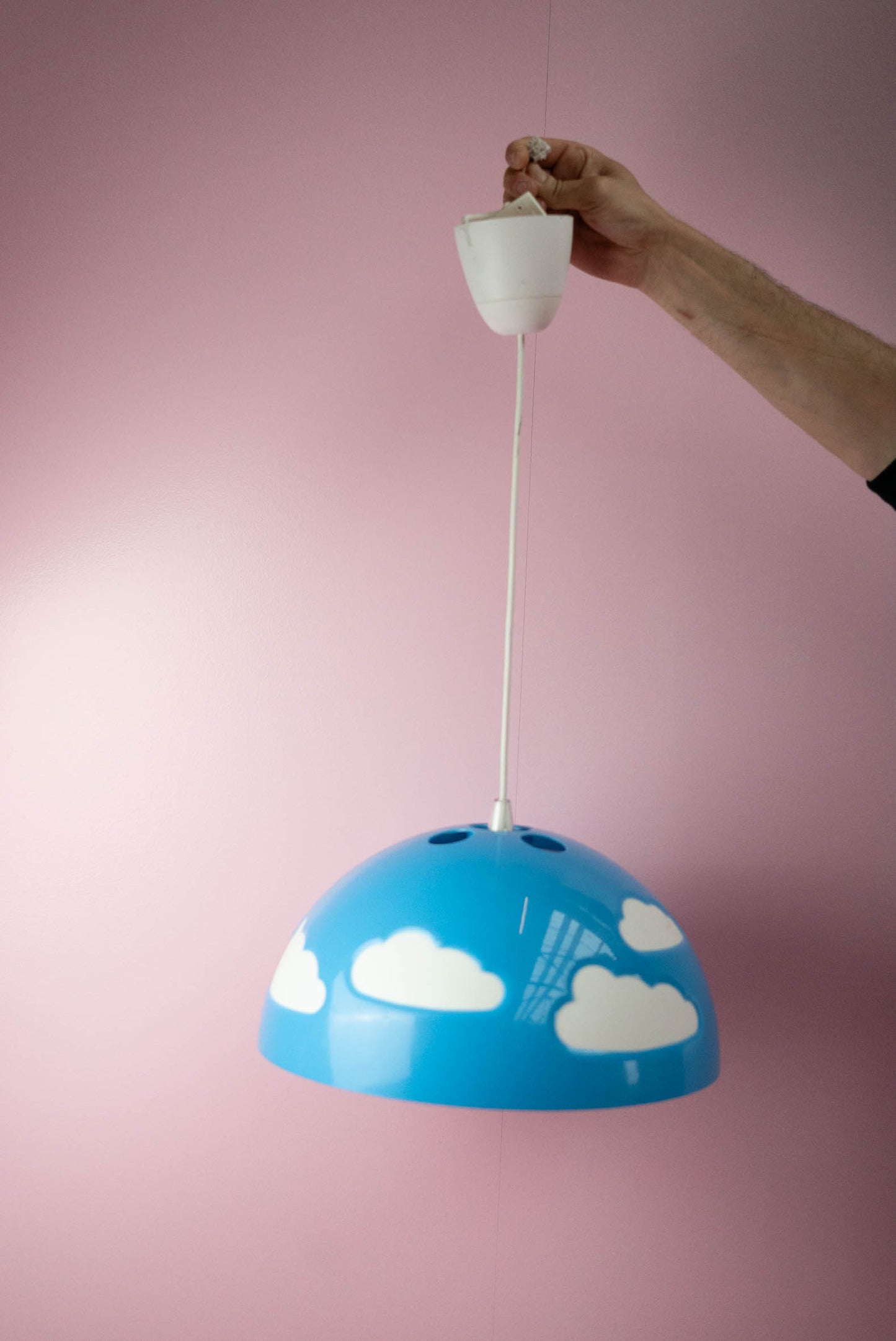 Hanglamp met wolken door ‘Ikea’